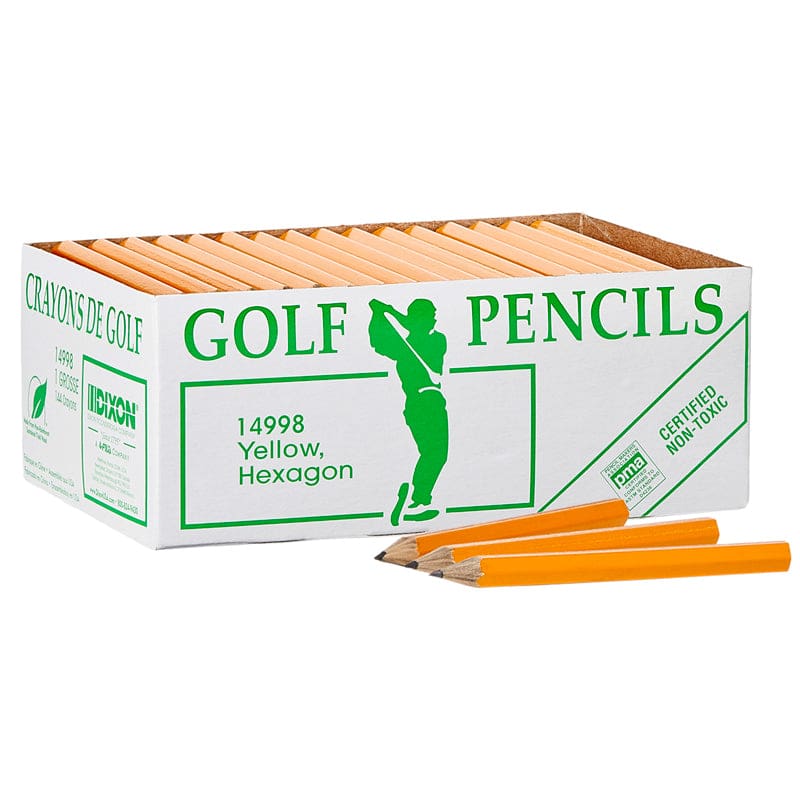 Dixon Golf/Compass Pencils 144Ct (Pack of 2) - Pencils & Accessories - Dixon Ticonderoga Company