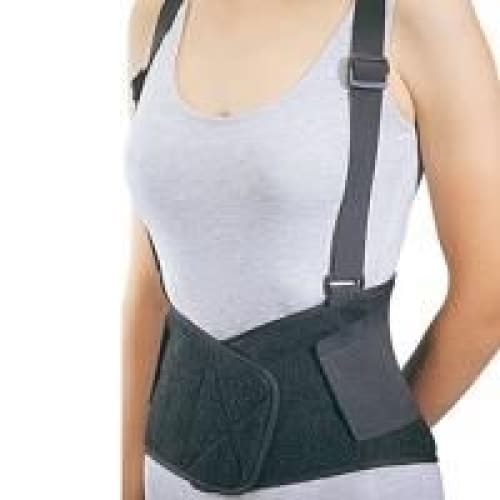 DJO Industrial Back Support Xl With Suspenders | ShelHealth