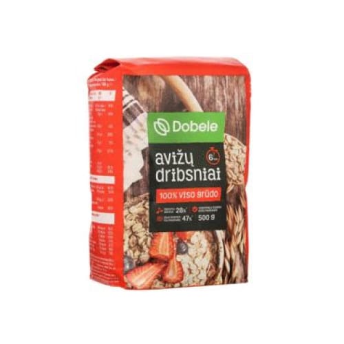 DOBELE Whole Grain Oatflakes 35.27 oz. (1000 g.) - Dobele