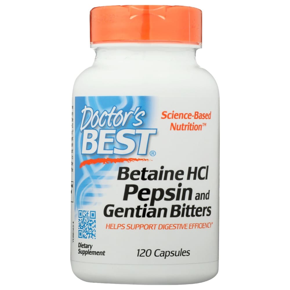DOCTORS BEST: Betaine Hci Pepsin Bitter 120 cp - Vitamins & Supplements > Vitamins & Minerals - Doctors Best