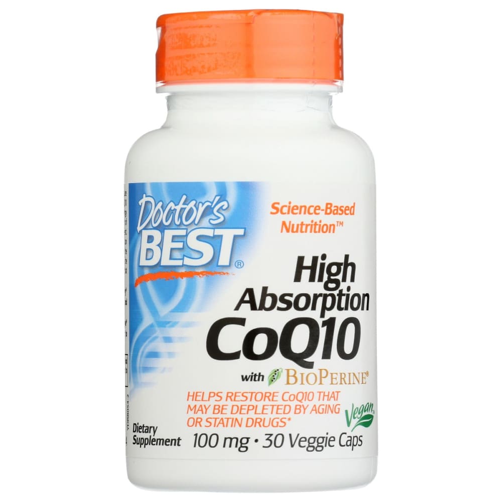 DOCTORS BEST: Hi Absorb Coq10 100Mg 30 vc - Vitamins & Supplements > Vitamins & Minerals - Doctors Best