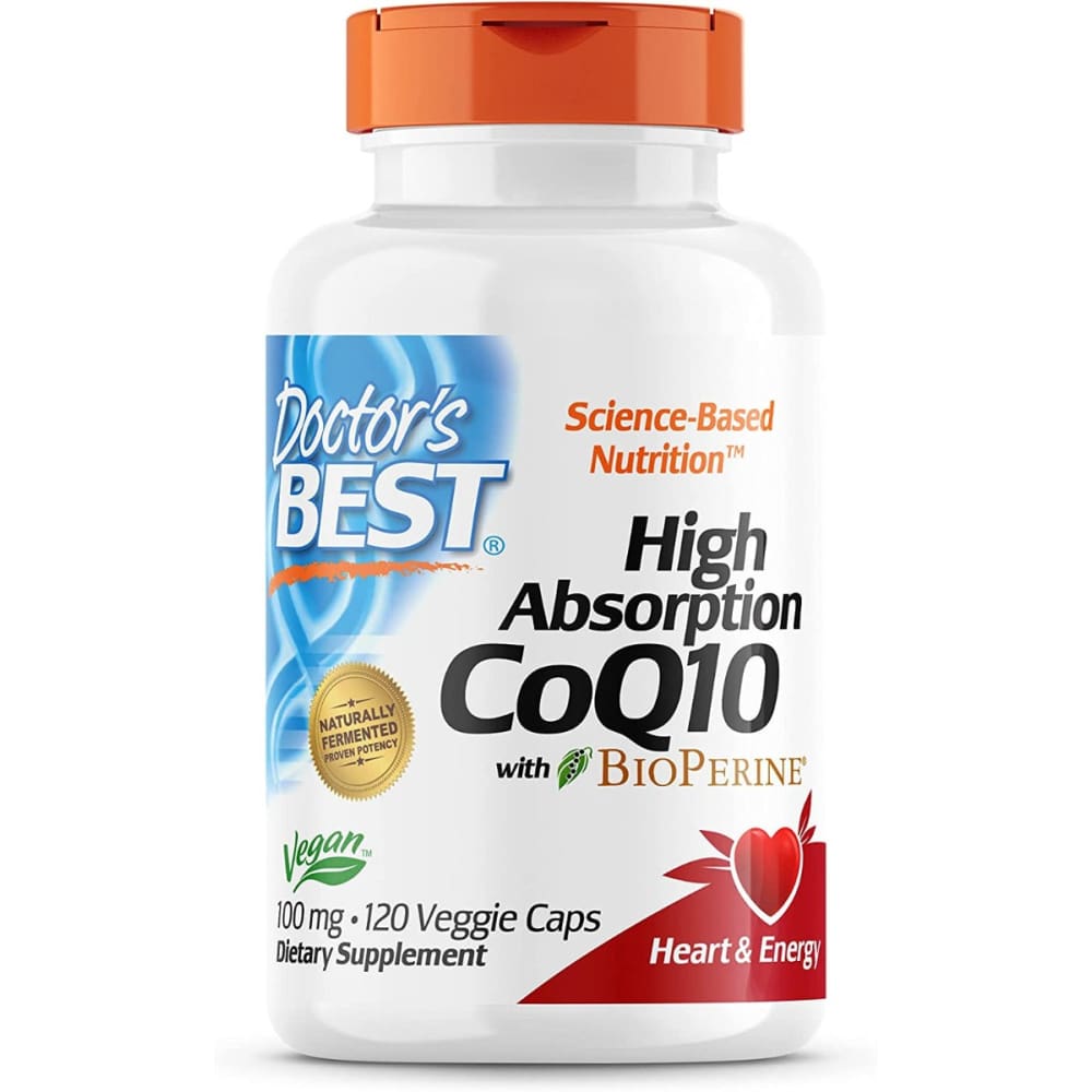 DOCTORS BEST: Hi Absorption Coq10 With BioPerine 100Mg 120 vc - Health > Vitamins & Supplements - DOCTORS BEST
