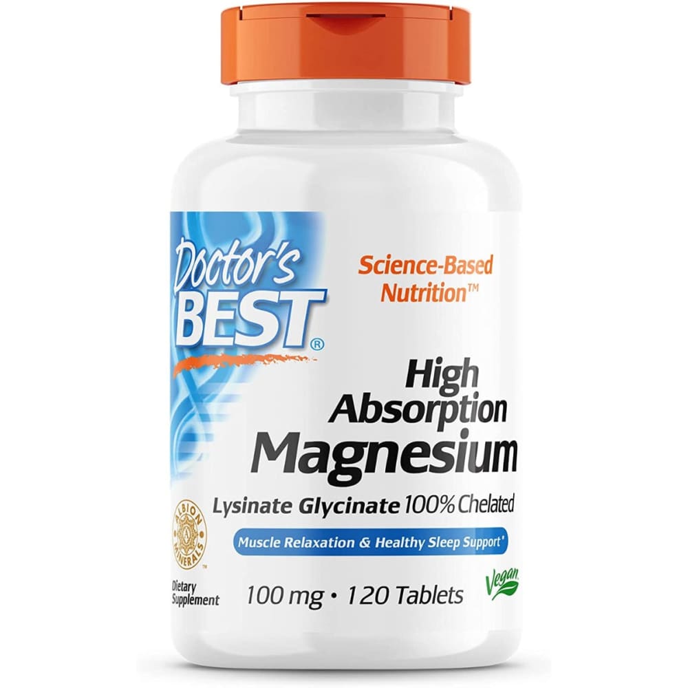 DOCTORS BEST: High Absorption Magnesium 100 mg 120 tb - Health > Vitamins & Supplements - DOCTORS BEST