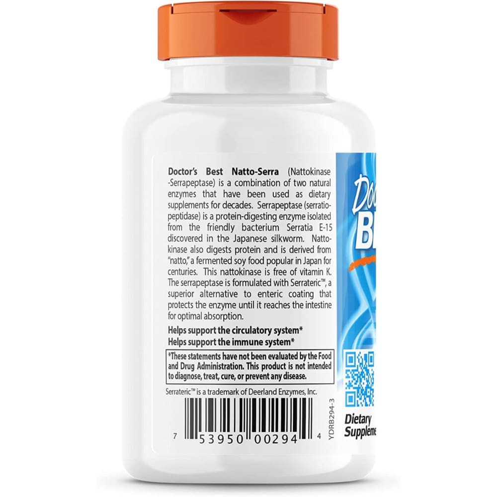 DOCTORS BEST: Natto Serra 90 vc - Health > Vitamins & Supplements - DOCTORS BEST