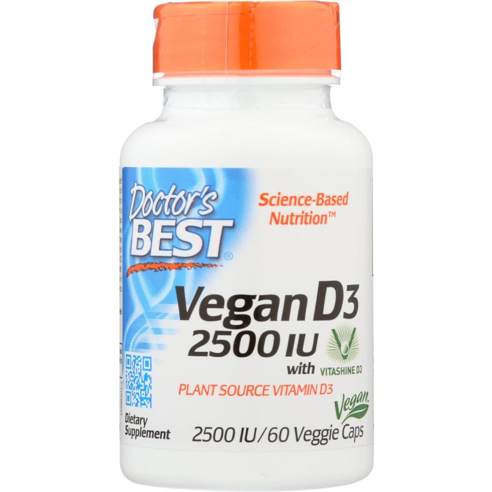 DOCTORS BEST: Vegan D3 2500Iu 60 vc - Vitamins & Supplements > Vitamins & Minerals - Doctors Best