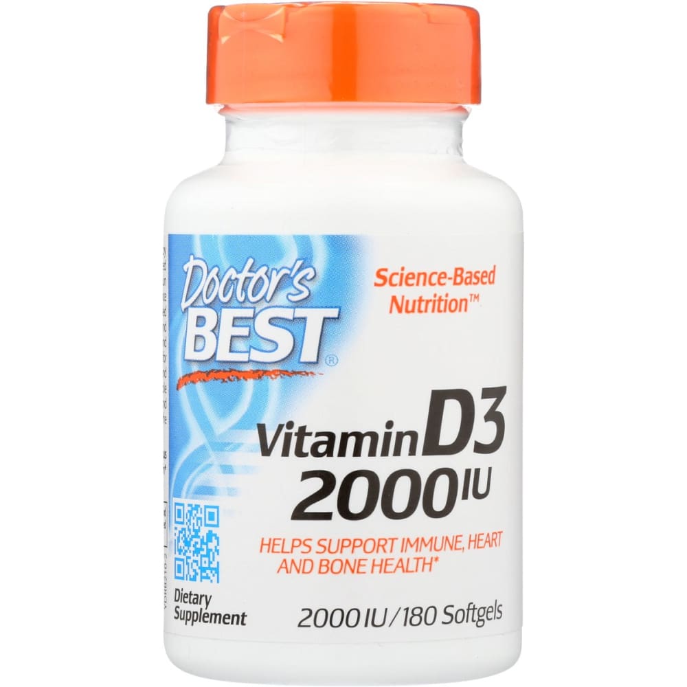 DOCTORS BEST: Vitamin D3 2000Iu 180 sg - Vitamins & Supplements > Vitamins & Minerals - Doctors Best