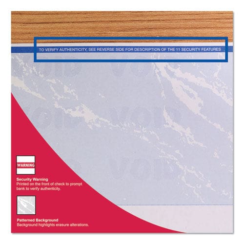 DocuGard Security Business Checks 11 Features 8.5 X 11 Blue Marble Top 500/ream - Office - DocuGard™
