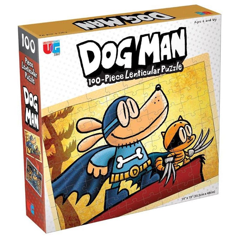 Dog Man Adventures Puzzle (Pack of 3) - Puzzles - University Games