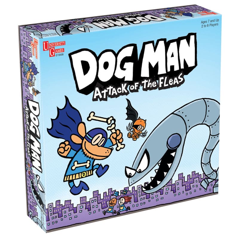Dog Man Attack Of The Fleas Game (Pack of 2) - Games - University Games