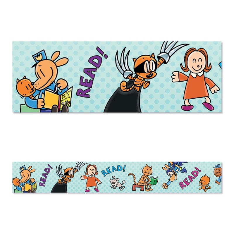 Dog Man Reading Trimmer (Pack of 12) - Border/Trimmer - Scholastic Teaching Resources