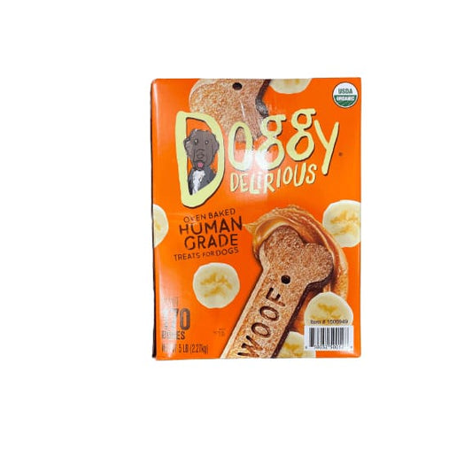 Doggy Delirious Doggy Delirious Oven Baked Human Grade Treats For Dogs, 5 lbs.