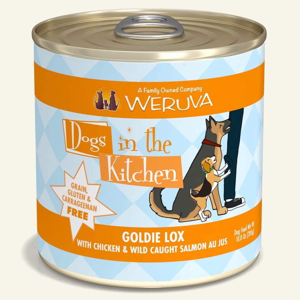 Dogs In The Kitchen Goldie Lox with Chicken and Wild-Caught Salmon Au Jus 10oz. (Case Of 12) - Pet Supplies - Dogs In The Kitchen