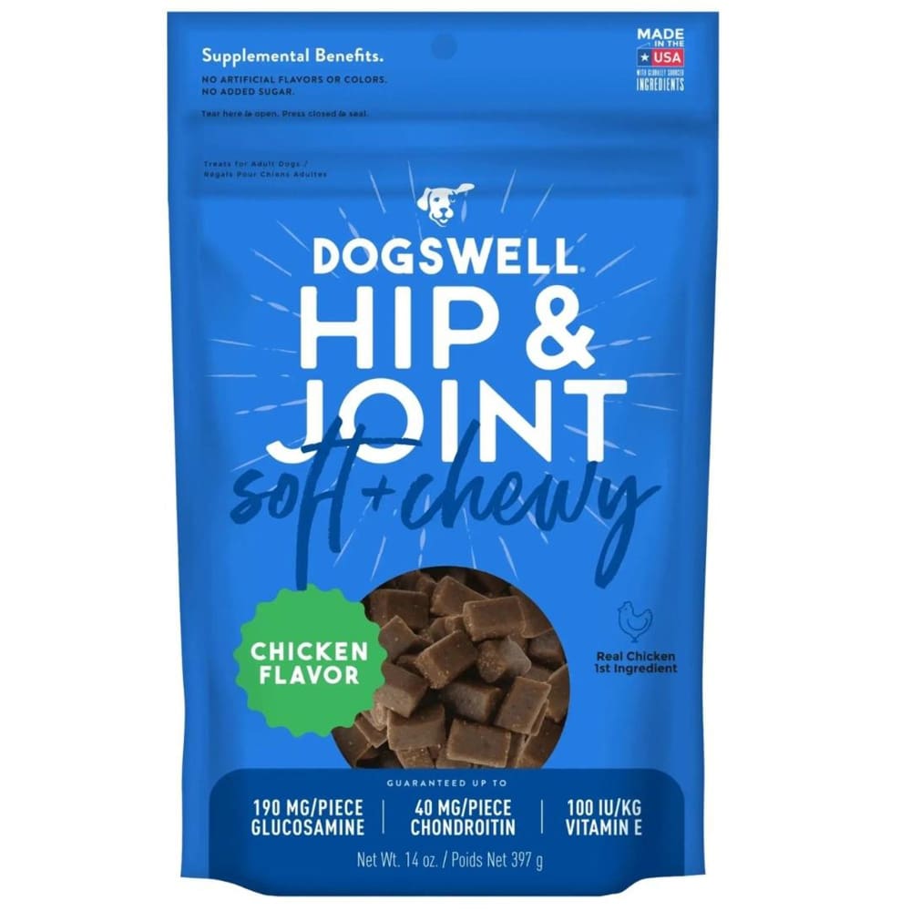 Dogswell Dog Hip & Joint Grain Free Soft & Chewy Chicken 14 oz. - Pet Supplies - Dogswell