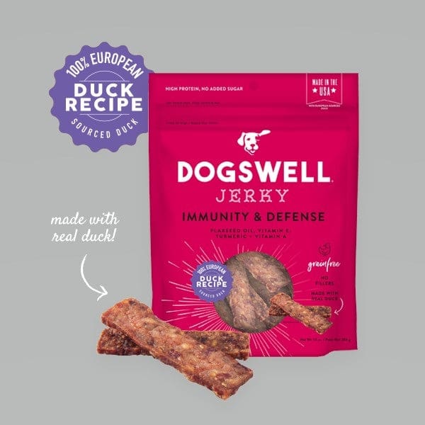 Dogswell Jerky Immunity and Defense Grain-Free Duck 20Oz - Pet Supplies - Dogswell
