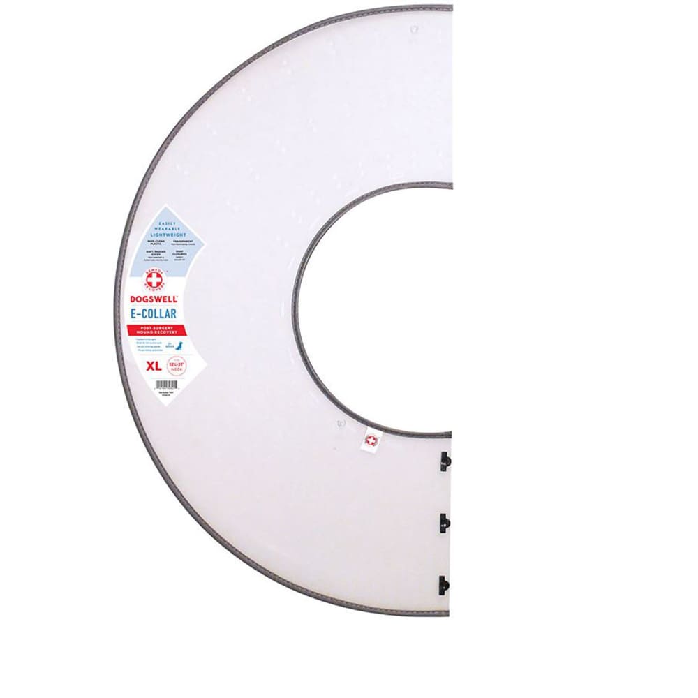 Dogswell Remedy and Recovery Rigid E-Collar XLarge Clear - Pet Supplies - Dogswell