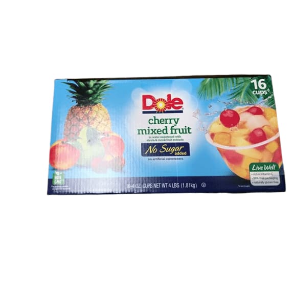 Dole Fruit Cups, 16 Cups - ShelHealth.Com