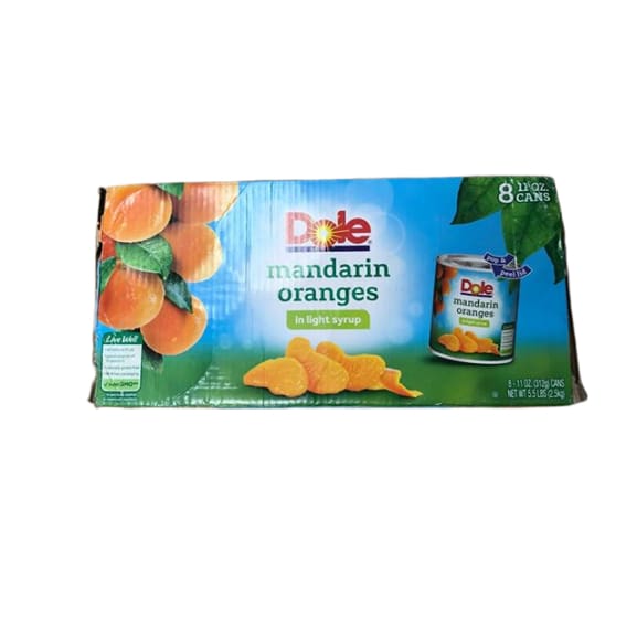 DOLE Mandarin Oranges in Light Syrup, 11 Ounce Can (Pack of 8) - ShelHealth.Com