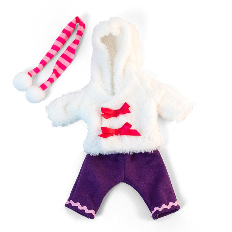 Doll Clothes Cold Weather White Fur Set (Pack of 3) - Dolls - Miniland Educational Corporation