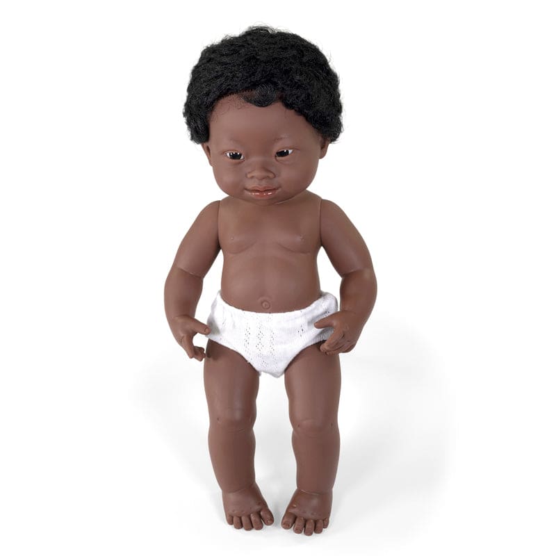 Doll Down Syndrome African-American 15In Boy - Dolls - Miniland Educational Corporation