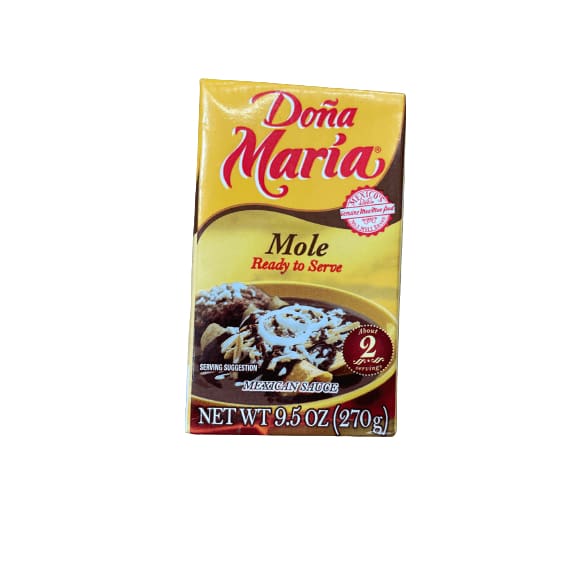 Doña María Dona Maria Mole Ready to Serve Mexican Sauce, 9.5 oz