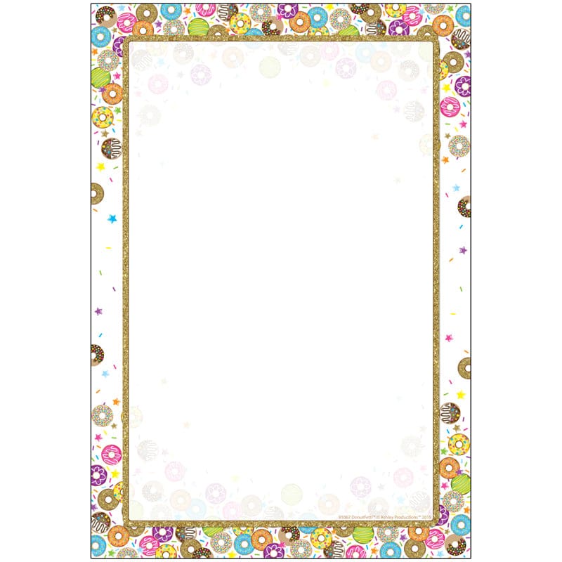Donutfetti Blank 13 X 19 Chart Smart Poly (Pack of 12) - Classroom Theme - Ashley Productions
