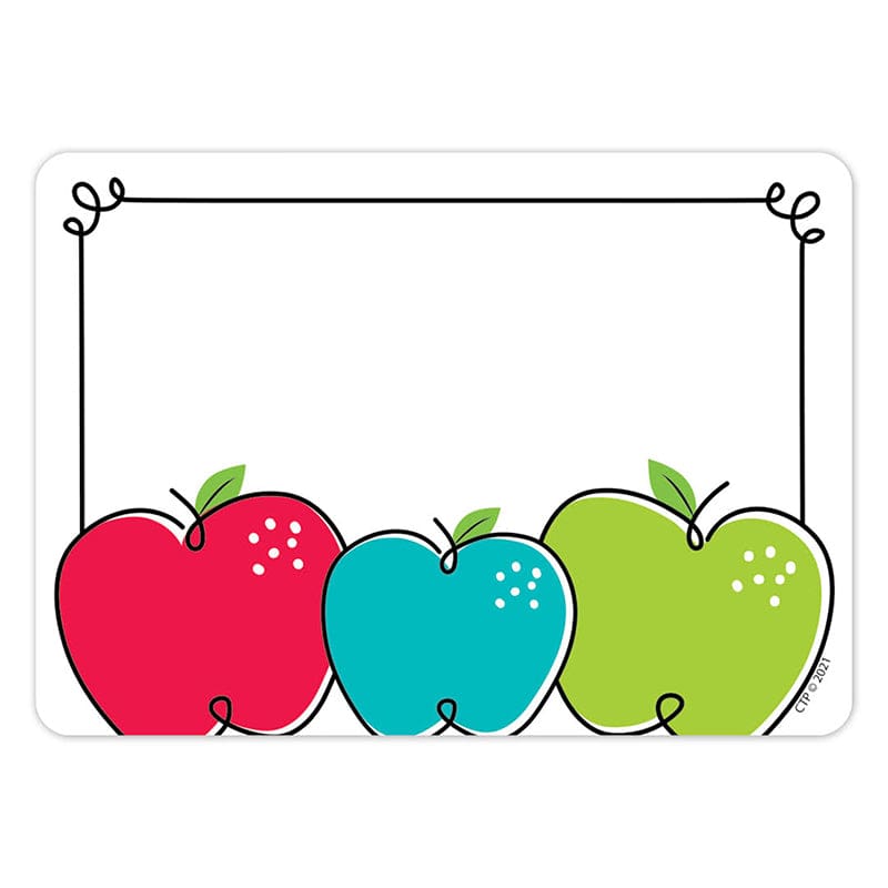 Doodle Apples Labels 36Pk (Pack of 10) - Name Tags - Creative Teaching Press