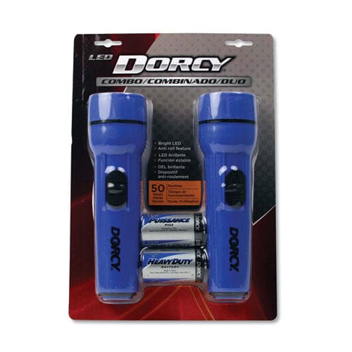 Dorcy Led Flashlight Pack 1 D Battery (included) Blue 2/pack - Technology - DORCY®