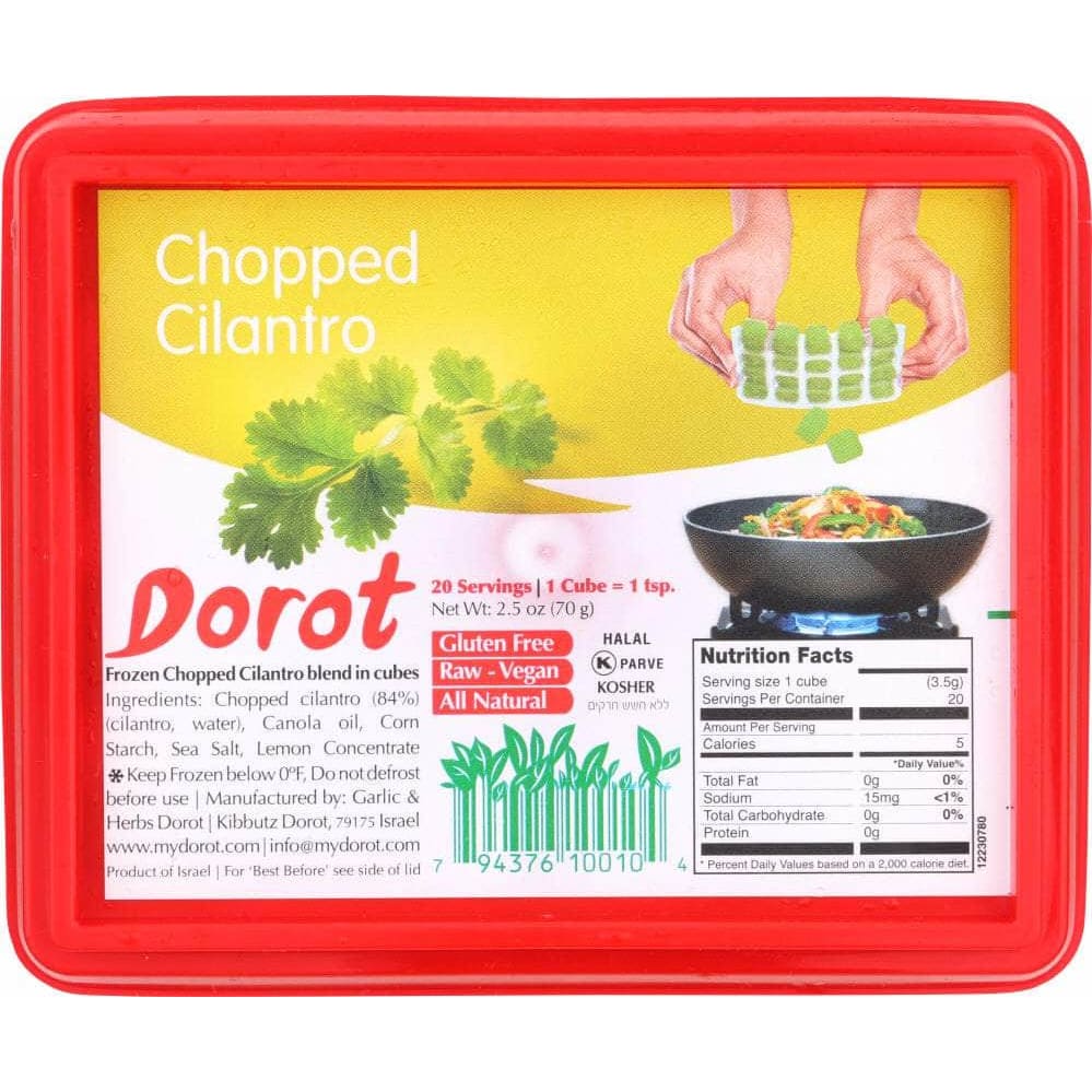 Dorot Dorot Frozen Chopped Cilantro Cubes, 2.5 Oz