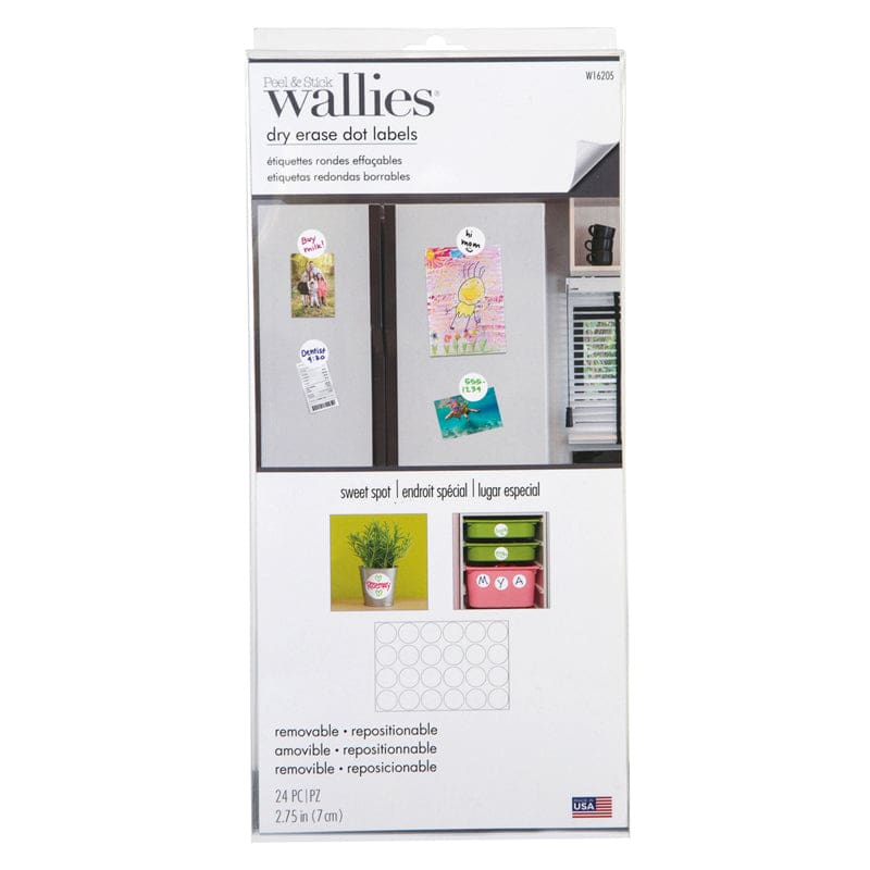 Dot Labels Wallies Dry Erase (Pack of 2) - Accents - Wallies Wall Decals