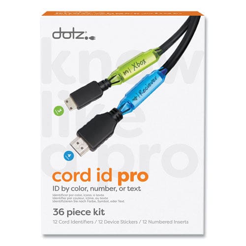 Dotz Cord Id Pro (12) Cable Identifiers (12) Device Stickers (12) Customizable Inserts - Technology - dotz®