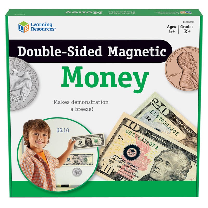 Double-Sided Magnetic Money - Money - Learning Resources