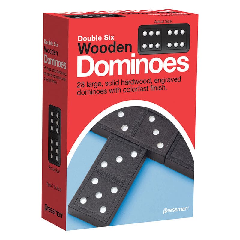 Double Six Dominoes (Pack of 12) - Dominoes - Pressman
