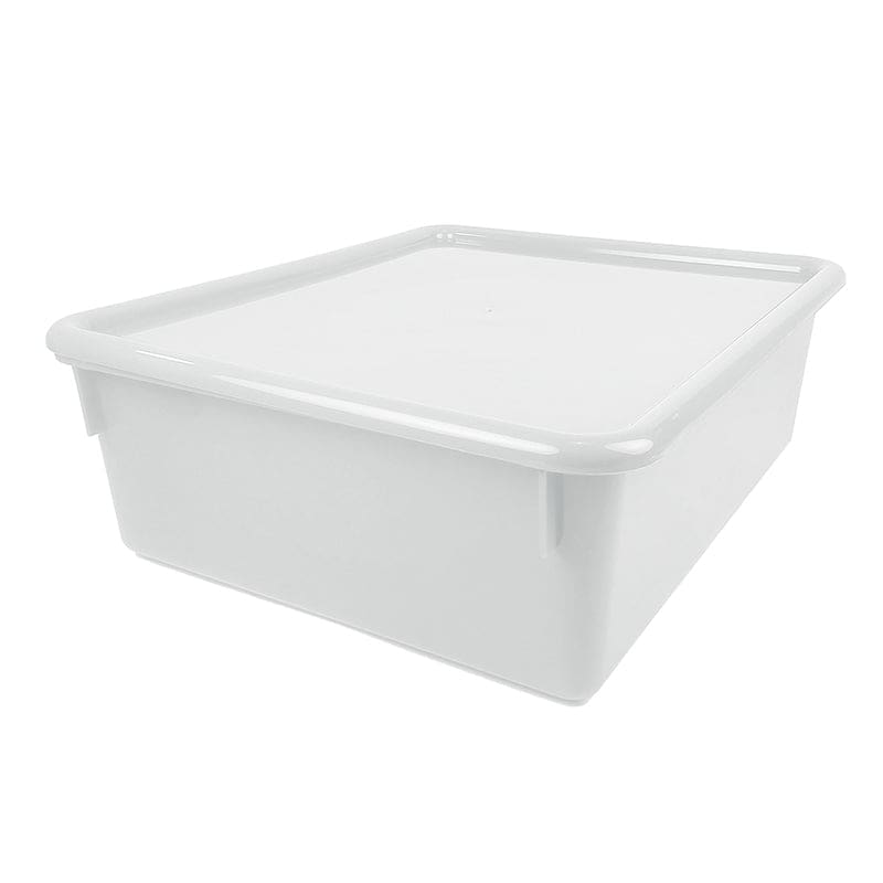 Double Stowaway with Lid Clear (Pack of 3) - Storage Containers - Romanoff Products