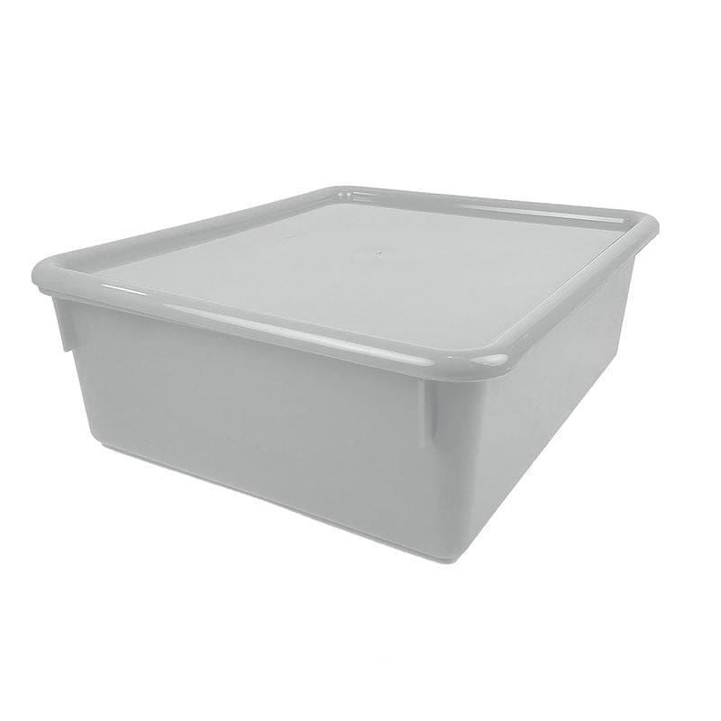 Double Stowaway with Lid White (Pack of 3) - Storage Containers - Romanoff Products