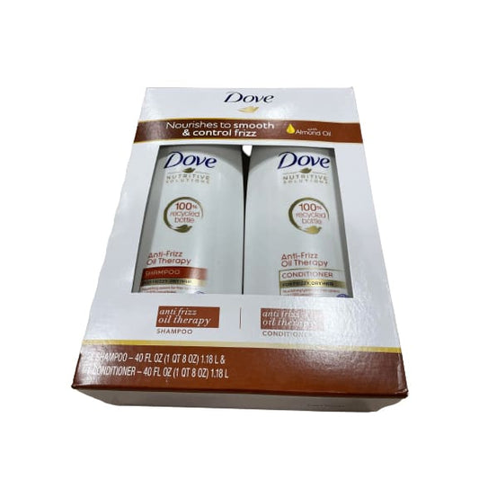 Dove Dove Anti-Frizz Oil Therapy Shampoo & Conditioner - 40 oz