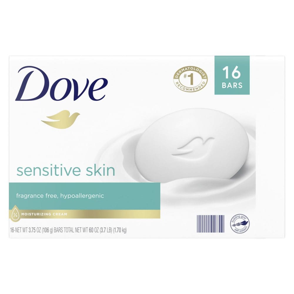 Dove Beauty Bar Sensitive Skin (3.75 oz. 16 ct.) - Bath & Body - Dove Beauty