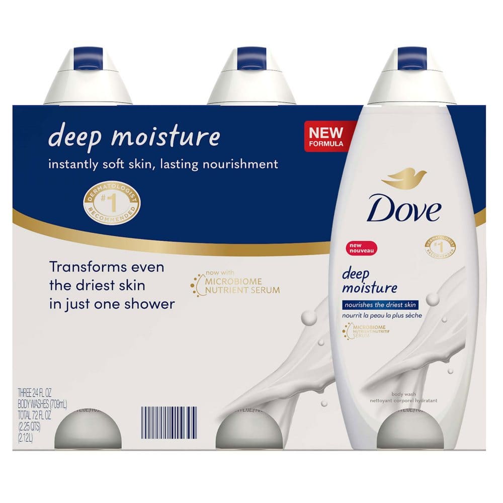 Dove Nourishing Body Wash Deep Moisture (24 fl. oz. 3 pk.) - Bath & Body - Dove Nourishing