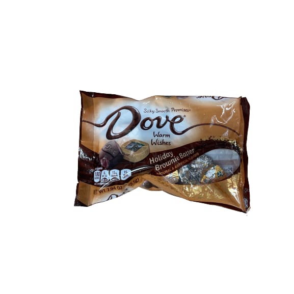 Dove Promises Milk Chocolate Holiday Brownie Batter Candy- 7.94 oz Bag - Dove Promises