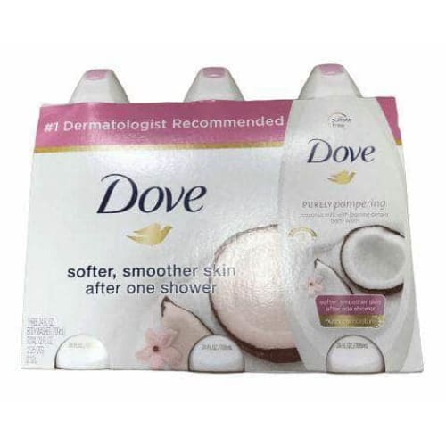 Dove Dove Purely Pampering Nourishing Body Wash, Coconut Milk with Jasmine Petals, 3 pk./24 oz.