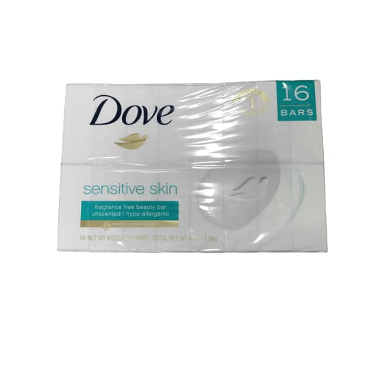 Dove Sensitive Skin Beauty Bar, 16 ct./4 oz. - ShelHealth.Com