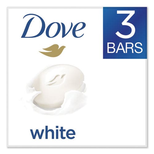 Dove White Beauty Bar Light Scent 3.75 Oz 72/carton - Janitorial & Sanitation - Dove®
