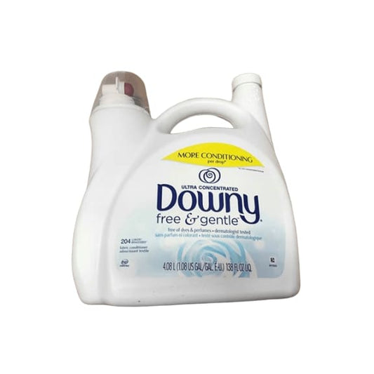 Downy Free and Gentle Ultra Concentrated Liquid Fabric Conditioner, 138 oz. - ShelHealth.Com
