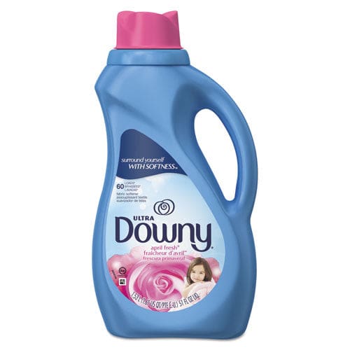 Downy Liquid Fabric Softener Concentrated April Fresh 51 Oz Bottle 8/carton - Janitorial & Sanitation - Downy®