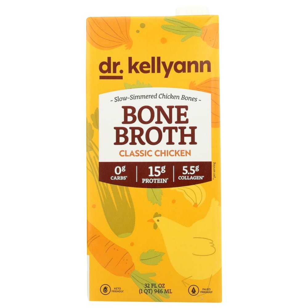 DR. KELLYANN: Bone Broth Chicken Classic 32 oz - Grocery > Soups & Stocks - DR. KELLYANN