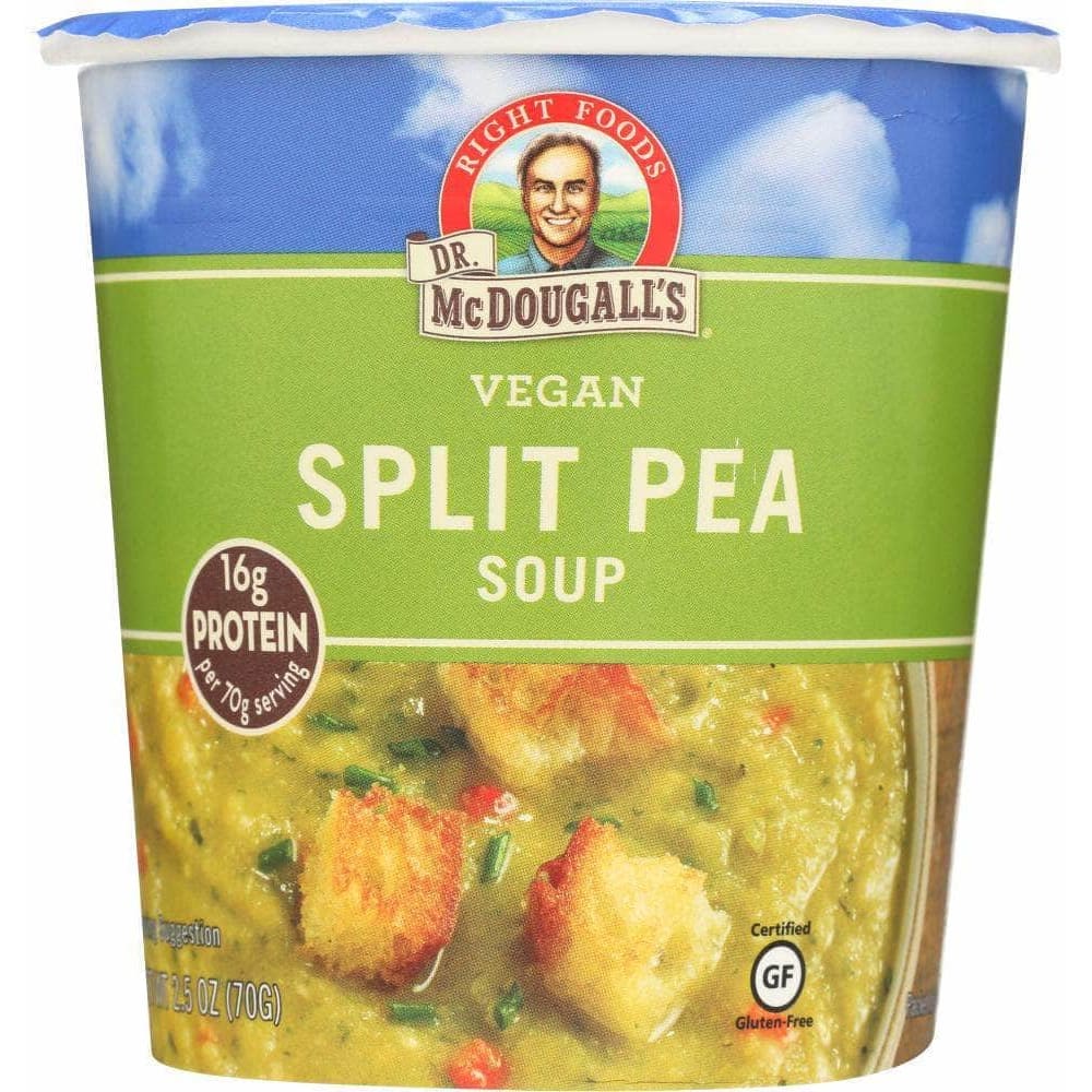 Dr Mcdougalls Dr Mcdougalls Big Cup Vegan Soup Split Pea, 2.5 oz