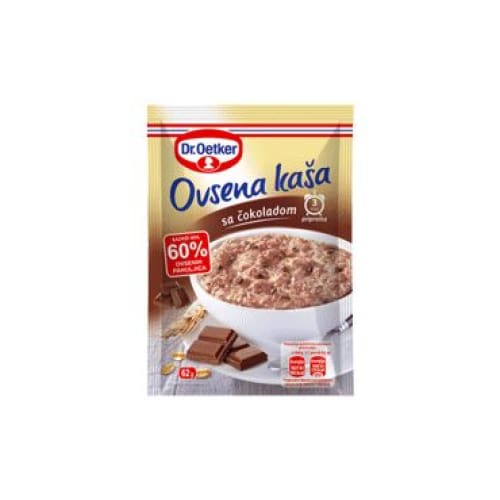 DR. OETKER Quickly Prepared Oatmeal with Chocolate Chips 2.19 oz. (62 g.) - Dr. Oetker