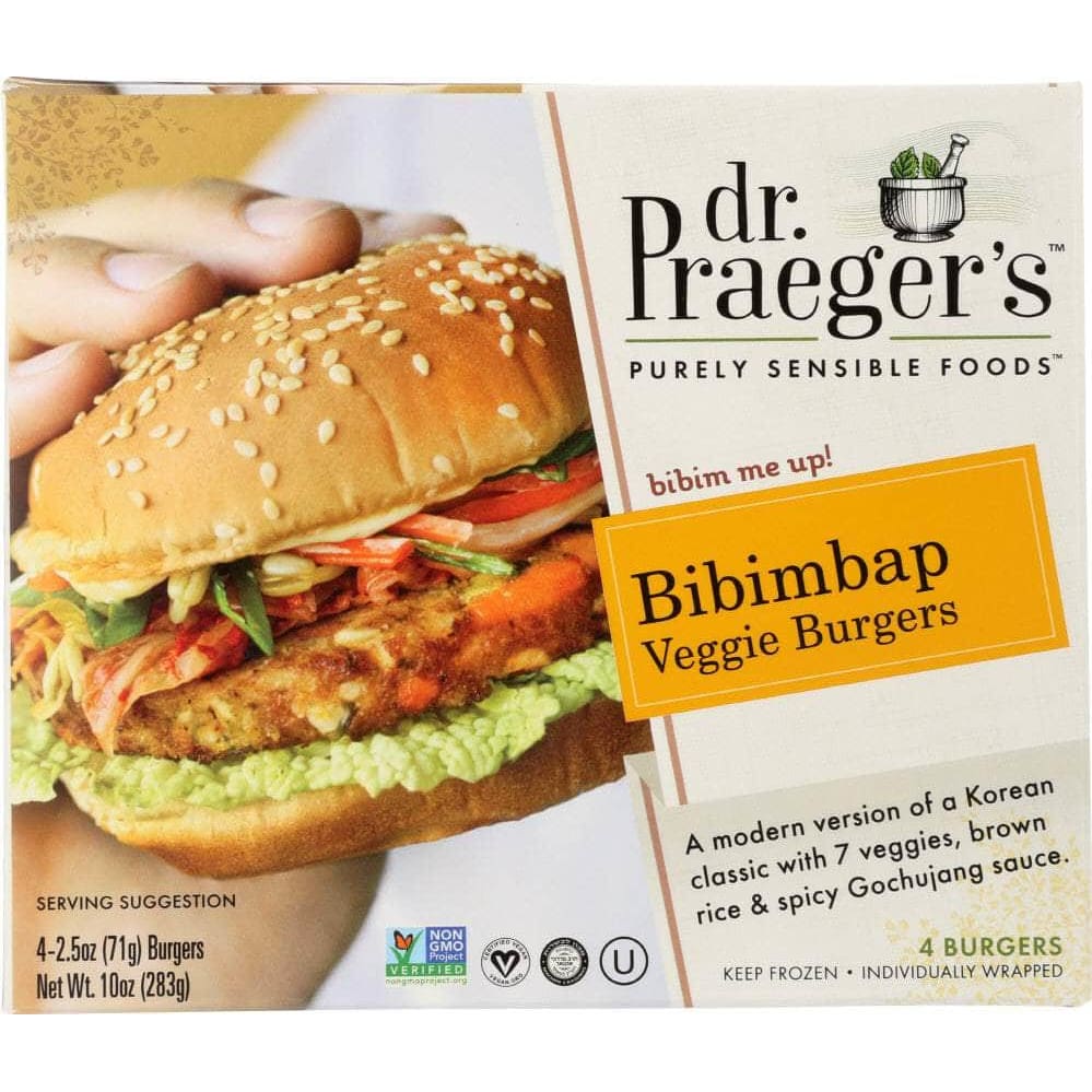 Dr Praegers Dr Praeger Bibimbap Veggie Burgers, 10 oz