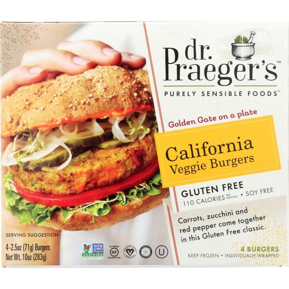 Dr Praegers Dr. Praeger's Sensible Foods California Veggie Burgers, 10 oz