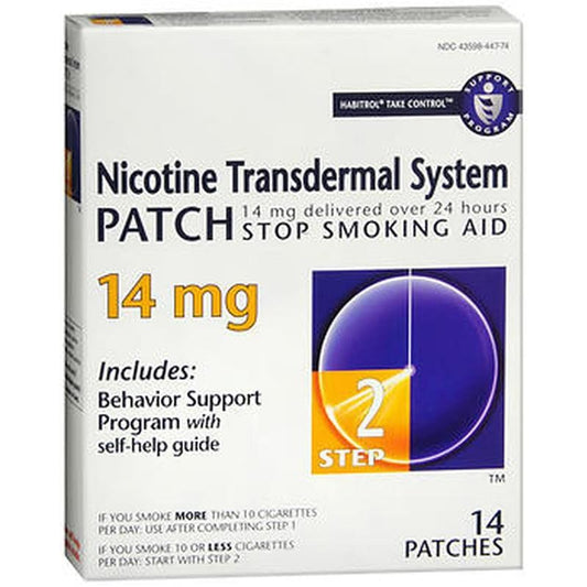 Dr Reddys Nicotine Patch #2 14Mg Box of 14 - Over the Counter >> Smoking Suppressors - Dr Reddys