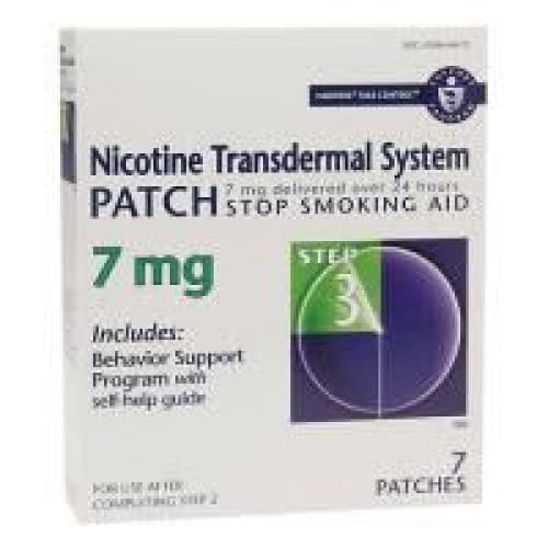 Dr Reddys Nicotine Patch #3 7Mg Otc Box of 14 - Over the Counter >> Smoking Suppressors - Dr Reddys